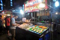 Aneka seafood di Liuhe Night Market (Wahyu/detikTravel)