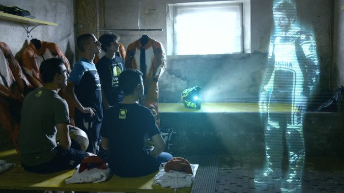 Aksi Star Wars ala Valentino Rossi dan Anak Didiknya