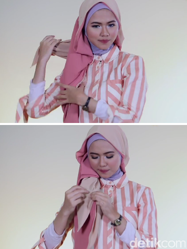 Tutorial Hijab Untuk Si Pipi Chubby Dari Selebgram Nabilah R 