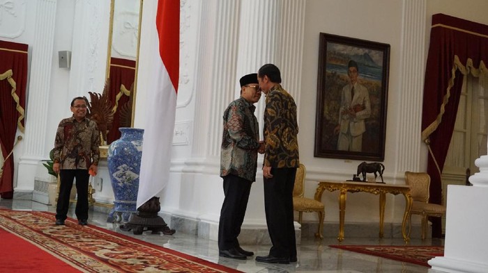 Ketum PAN Zulkifli Hasan temui Presiden Jokowi