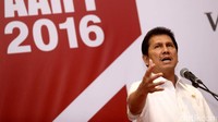 Asman Abnur menghadiri AAIPI 2016 yang digelar di Hotel RedTop, Jakarta, Rabu (30/11/2016).