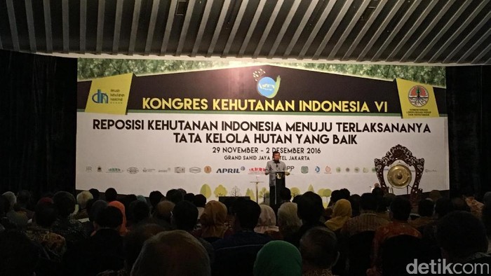 Buka Kongres Kehutanan, JK: Ketika Ada Banjir dan Kekeringan Baru Ingat Hutan