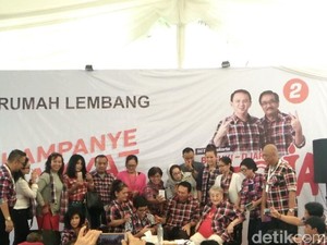 Dukung Ahok, Lita Zen Cs Nyanyikan Inikah Cinta di Rumah Lembang