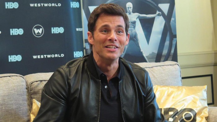 James Marsden saat berjuma dengan detikHOT di Singapura.