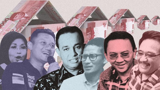 Para Calon di Pilgub DKI Menyikapi Duit Operasional Gubernur dan Wagub