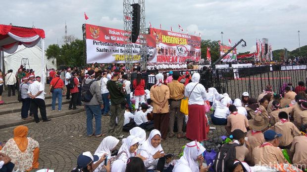 Begini Penampakan Meriahnya Apel Nusantara Bersatu di Monas