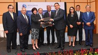 Penandatanganan MoU kerjasama ini dilakukan di Kuala Lumpur, Malaysia, 28 November 2016. Pool/dok Bahana.