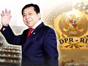 Setahun Mundurnya Novanto dan Pertemuan Kembali dengan Jokowi di Istana