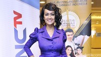 Ia terlihat bahagia saat ditemui di acara tersebut. Pool/Noel/detikFoto.