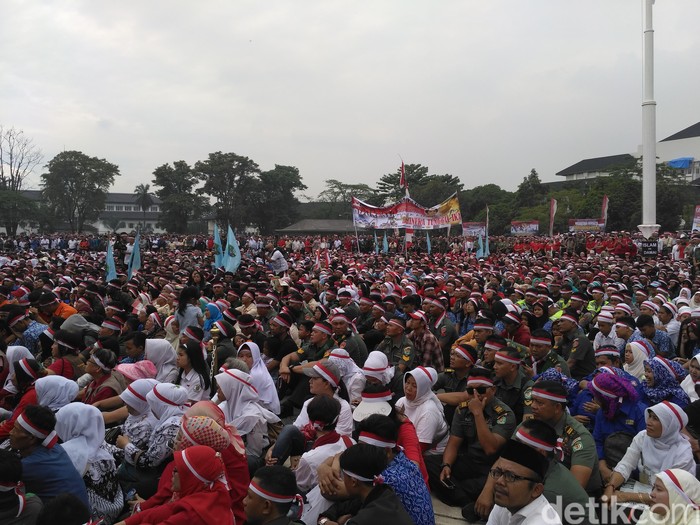 Teriakan Merdeka Menggelora di Lapangan Gasibu