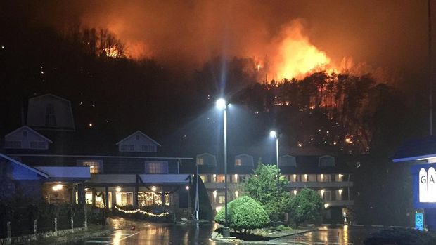 Korban Tewas Kebakaran Hutan di AS Jadi 7 Orang, 700 Rumah Hangus