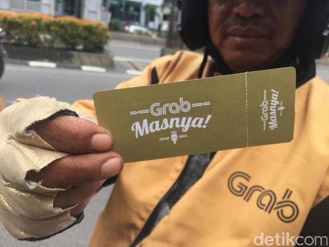 Grab Masnya, salah satu kampanye promosi Grab 