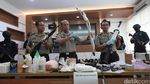 Polisi Rilis Barang Bukti Jaringan Teroris Majalengka