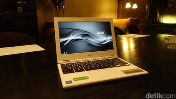 Sementara yang ini adalah Chromebook 11. Foto: Adi Fida Rachman/detikINET