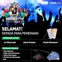 Ini Dia Para Pemenang Oppo Selfie Fest
