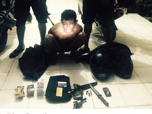 Polres Inhu Tangkap Bandit Bersenjata Api
