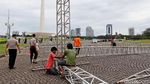 Monas Jelang Aksi Damai 2 Desember