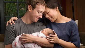 Mereka dikaruniai anak pertama mereka, Maxima, pada tahun 2015. Namanya Maxima. Nama Zuck makin dihargai karena pada saat kelahiran Max, ia bernjanji akan menyumbangkan 99% kekayaannya secara bertahap untuk kemanusiaan. Foto: Facebook