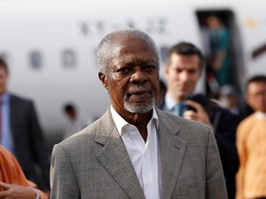 Mantan Sekjen PBB Kofi Annan Kunjungi Myanmar di Tengah Krisis Rohingya