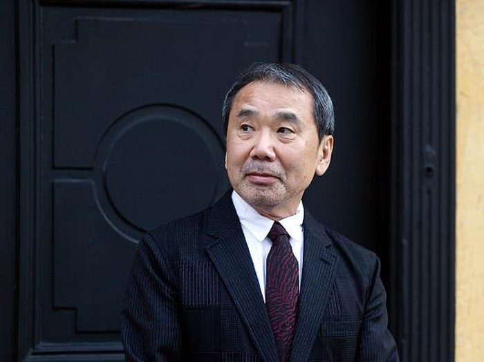 ODENSE, DENMARK - OCTOBER 30: Japanese author Haruki Murakami outside the house of Danish author Hans Christian Anderson prior to Murakamis receival of the prestigious Hans Christian Anderson Literature Award at the City Hall in Odense on October 30, 2016, in Demark. (Photo by Ole Jensen/Corbis via Getty images)