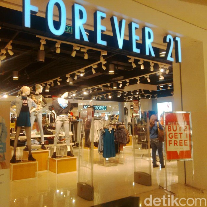 Forever 21. Foto: Rahmi Anjani/Detikcom Forever 21. Foto: Rahmi Anjani/Detikcom