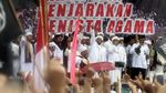 Foto Lautan Massa di Monas Hingga Patung Kuda