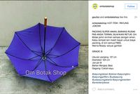 Pelapak Instagram Ramai Jual #PayungJokowi