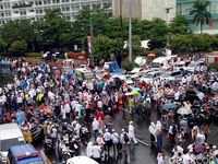 Massa Aksi 2 Desember Bubar, Jalan MH Thamrin ke Bundaran HI Penuh Sesak