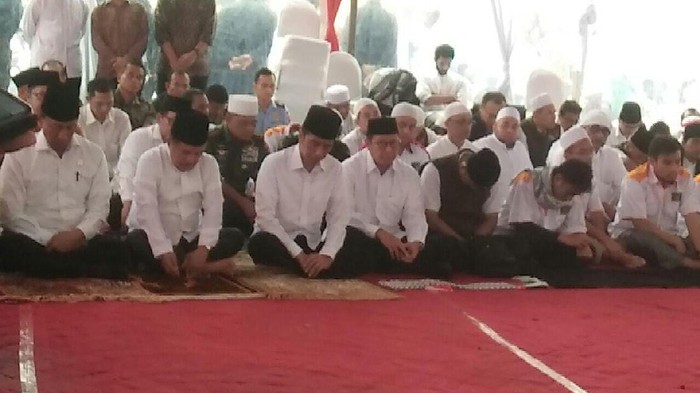 JK: Saya Menghargai Semangatnya, Hujan Deras Tidak Ada yang Goyang