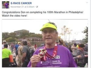 Inspiratif! Kakek Ini 100 Kali Lari Maraton Meski Idap Kanker Darah Langka