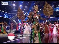 Foto: Penampilan Stylish Intan Aletrino Selama Miss Supranational 2016