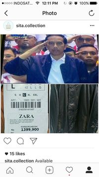 Kembali Viral, Pedagang Jual Lagi Jaket Jokowi Hingga Buka 