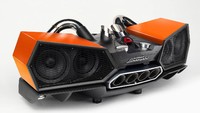 Jika ingin membeli speaker ini, siapkan kocek dalam-dalam, Lamborghini membadrol speaker super ini seharga US$ 24.000 atau setara Rp 323 Jutaan. Foto: Carscoops
