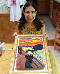 Mahasiswa Ini Membuat Kembali Lukisan Van Gogh dengan Kue
