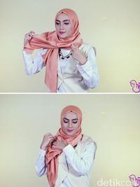 Tutorial Hijab Klasik untuk ke Kantor