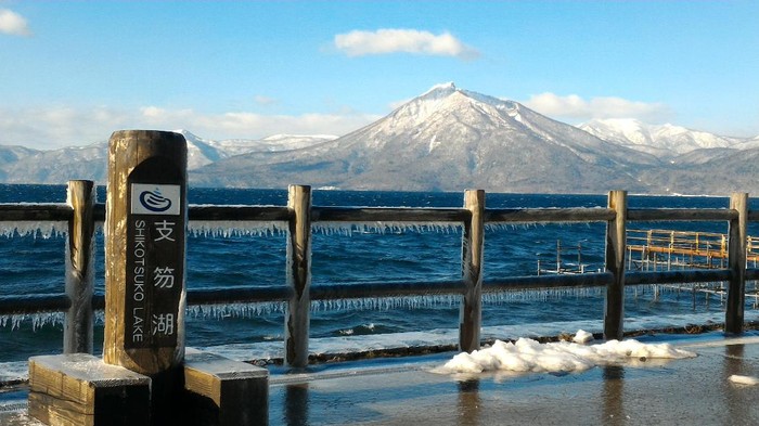 danau Shikotsu Toya yang tak pernah beku di jepang