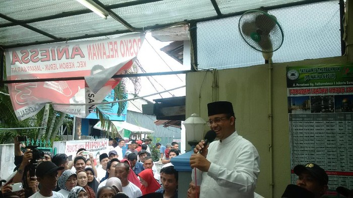 Anies Janji Libatkan Warga Jakarta di Program Pembangunan Pemprov DKI
