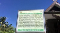 Di bagian luar museum, ada papan informasi. Dari papan ini kita bisa tahu bagaimana sejarah museum ini. Kalau traveling ke Kepulauan Selayar jangan lupa mampir ke museum ini ya! (Esty/detikTravel)