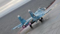 Sukhoi Su-35 yang dikirim diklaim telah menyerang infrastruktur-infrastruktur militer Ukraina dengan senjata presisi tinggi. Pilot pesawat tempur melawan pengintaian udara, serangan oleh pesawat dan pesawat udara tak berawak Angkatan Bersenjata Ukraina. AFP