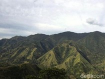 Gunung Nona yang Kebakaran Itu Disebut-sebut Mirip Miss V