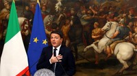 Usai mengundurkan diri, Renzi berencana menemui Presiden Sergio Mattarella untuk menyerahkan secara resmi surat pengunduran dirinya. Alessandro Bianchi/Reuters/detikFoto.