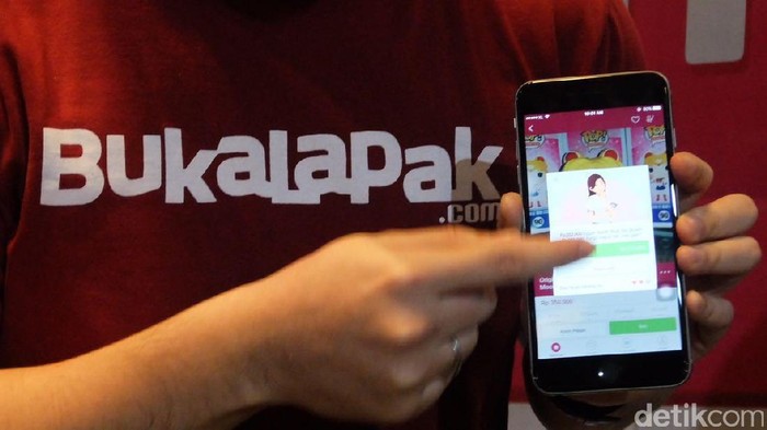 Ilustrasi aplikasi Bukalapak. Foto: detikINET/adi fida rahman Ilustrasi aplikasi Bukalapak. Foto: detikINET/adi fida rahman