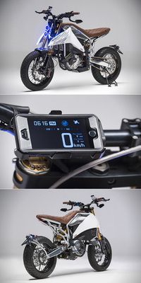 Kerennya Motor Listrik Versi 'Telanjang' Ini