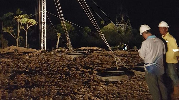 PLN Kebut Pembangunan Menara Transmisi Darurat di Sulut