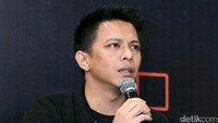 Ia tampak kasual di acara tersebut. Pool/Ismail/detikFoto.