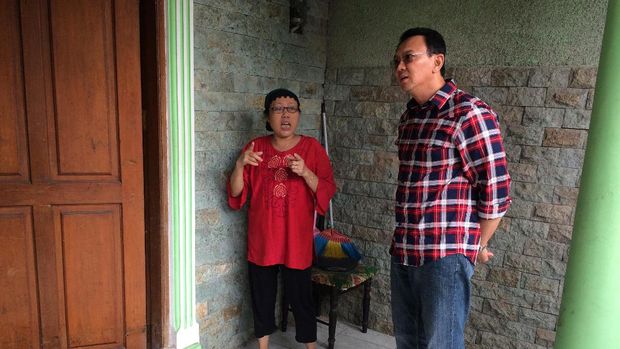 Blusukan di Cipete, Ahok Dengarkan Curhat Warga Soal Banjir