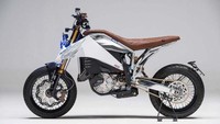 Desain futuristik, gagah, keren, dan mewah, terlihat begitu jelas di bodi motor.