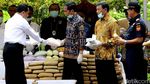 Jokowi Musnahkan Barang Bukti Narkoba