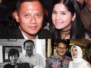 Romantisme Agus, Ahok dan Sandi Saat Rayakan Ulang Tahun Istri