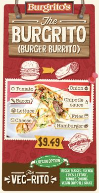 Uniknya Kombinasi Burger dan Burrito dalam Burgrito